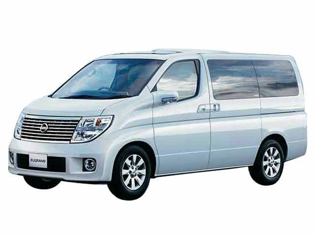 ▲人気のフルサイズミニバン、日産 エルグランド（旧型）はオトク感が高い１台。数は少ないですが、総額100万円以下の物件もありました！