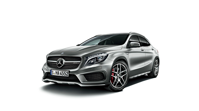 ▲ちなみに、メルセデス・ベンツのスポーツ系ブランド「メルセデス・AMG」からGLAクラスをベースにしたモデルがあります。スポーティな車が好みなら、こちらも要注目です