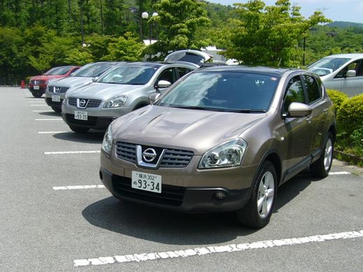 日産 デュアリス 試乗会風景